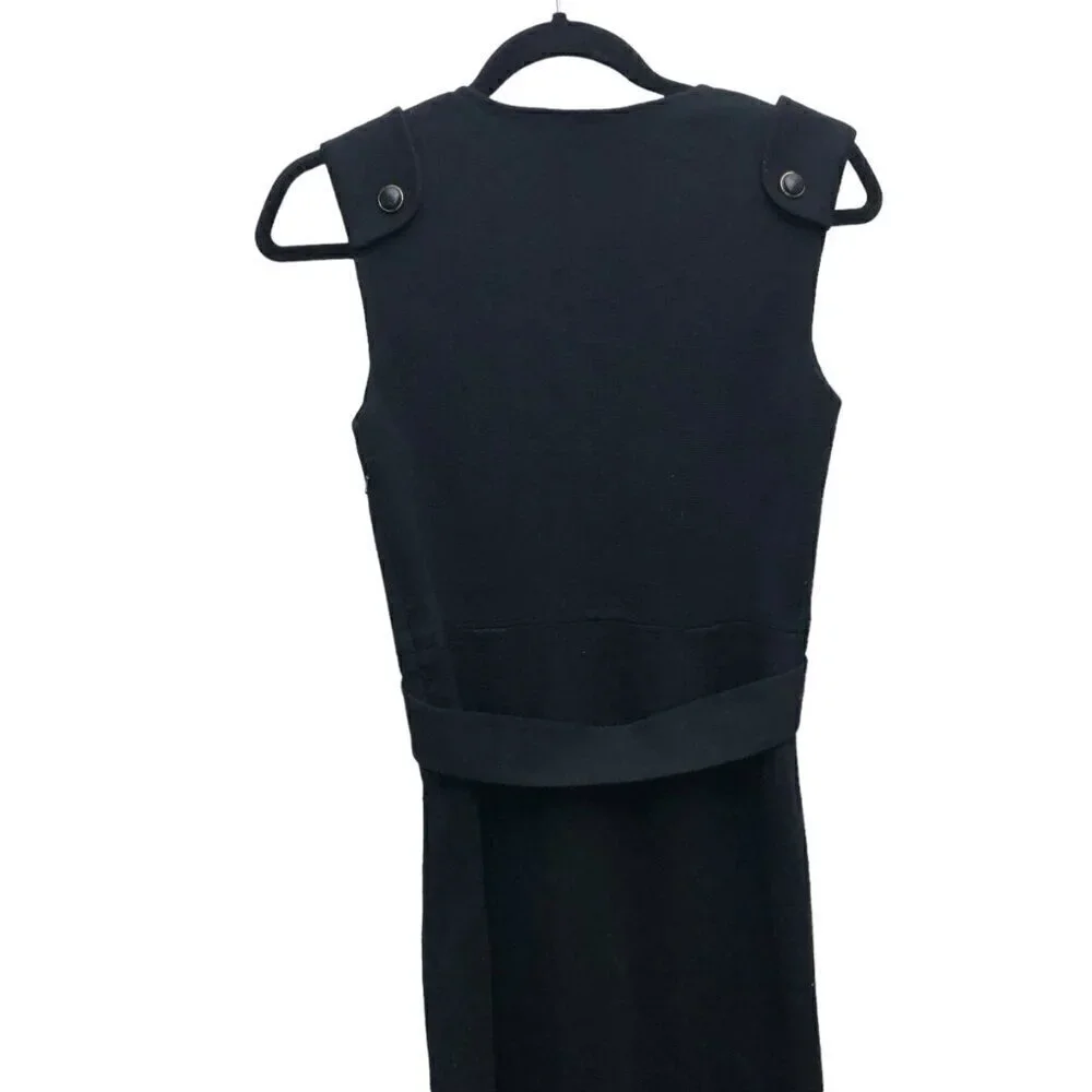 Tory Burch Declan Wool Sleeveless Midid Dress